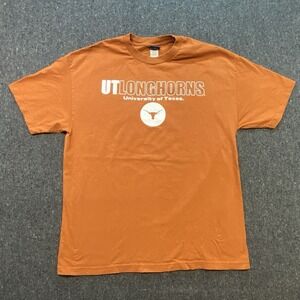 Champs UT Longhorns University Of Texas Orange T-Shirt Sz L Classic Sports